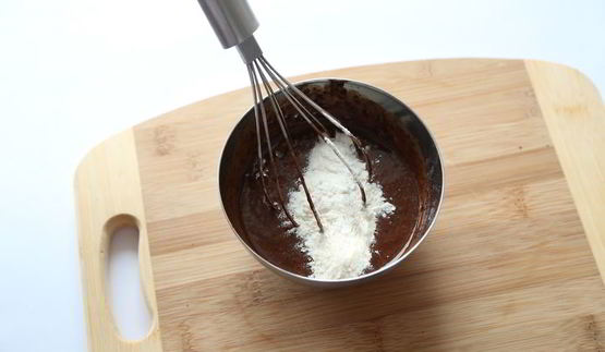 шоколадный фондан