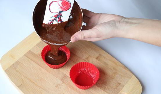 шоколадный фондан