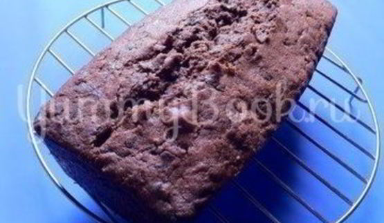 шоколадный кекс с красным вином