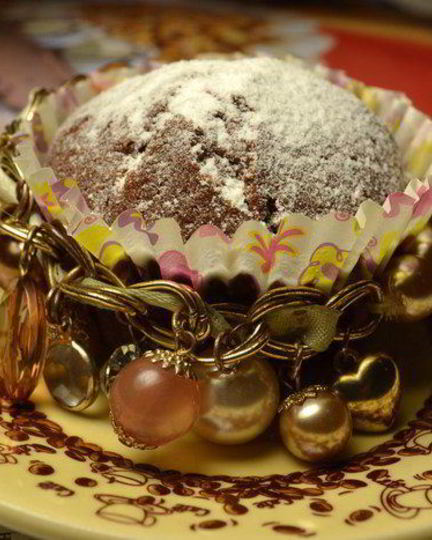 Рецепт шоколадных кексов с начинкой из белого шоколада