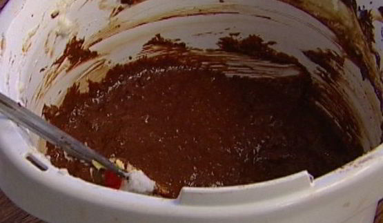 шоколадные кексы с вишней