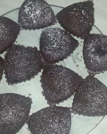 Рецепт шоколадных кексов в формочках