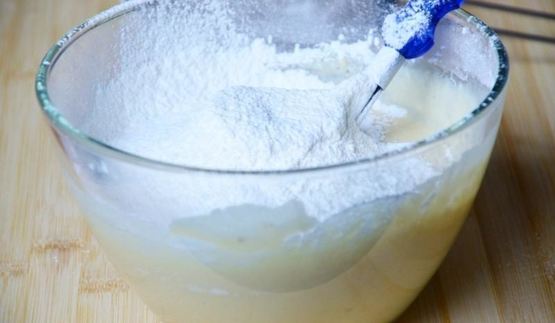 сметанные кексы с черникой