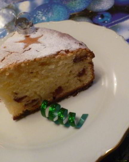 Рецепт творожного кекса на кефире с вяленой вишней