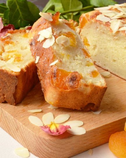 Рецепт творожного кекса с курагой