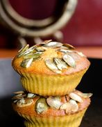 Тыквенные кексы с имбирными цукатами