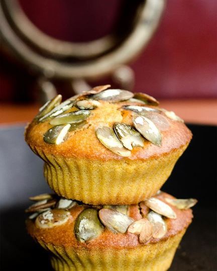 Рецепт тыквенных кексов с имбирными цукатами