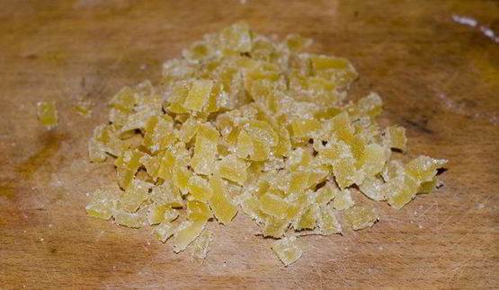 тыквенные кексы с имбирными цукатами