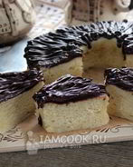 Ванильный кекс в микроволновке