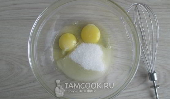 ванильный кекс в микроволновке