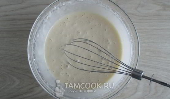 ванильный кекс в микроволновке