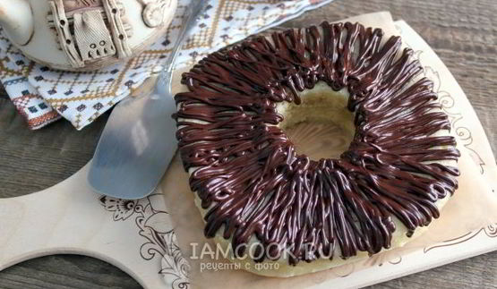 ванильный кекс в микроволновке