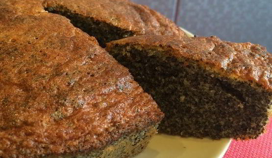 воздушный кекс с маком