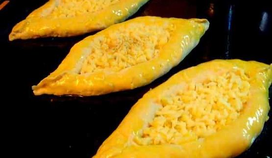 аджарские хачапури лодочка