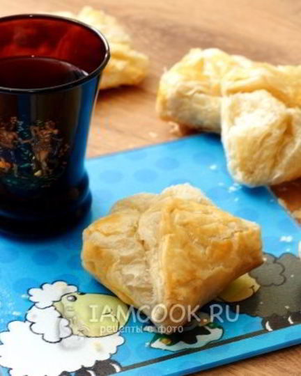 Рецепт хачапури из слоеного теста