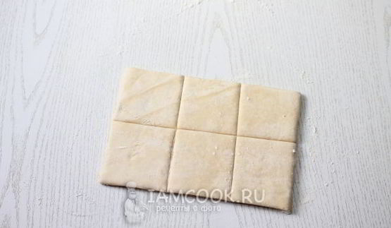 хачапури из слоеного теста