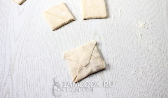 хачапури из слоеного теста