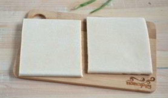 хачапури с сыром из слоеного теста