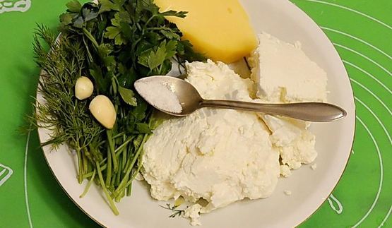 хачапури с творогом на сковороде