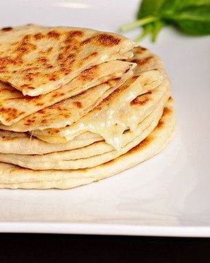 Мгновенный хачапури на сковороде