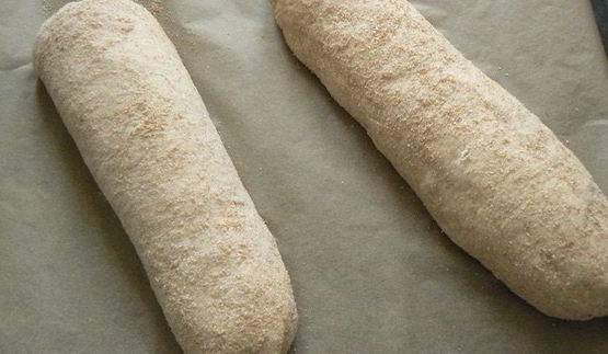 батоны с отрубями