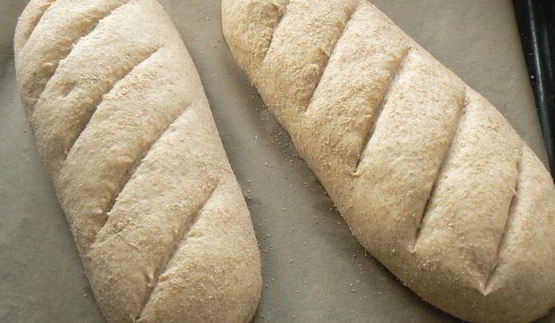 батоны с отрубями