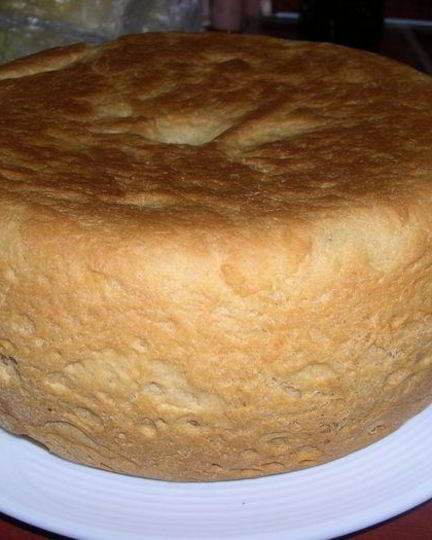 Рецепт белого хлебушка на сыворотке с горчицей