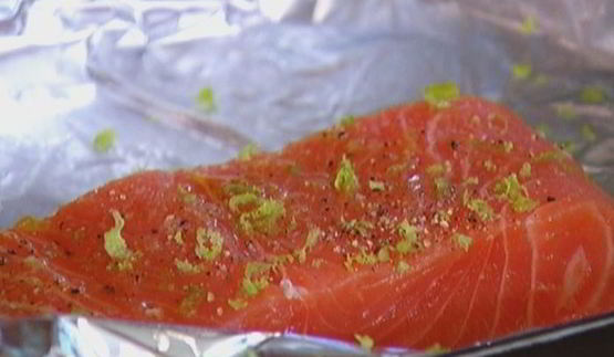 чиабатта с семгой и каперсами