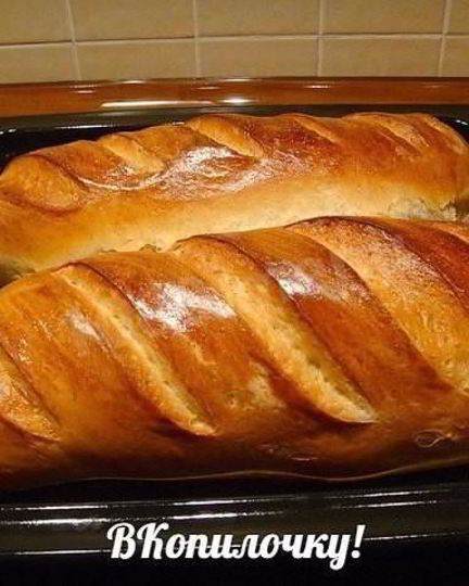 Рецепт домашнего батона за 30 минут