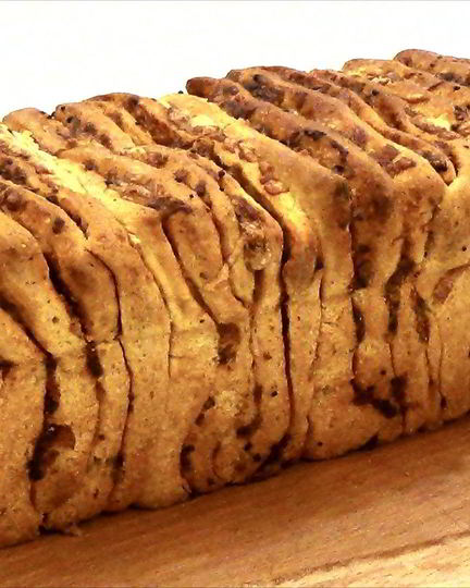 Рецепт хлеба гармошка на пиве с сыром
