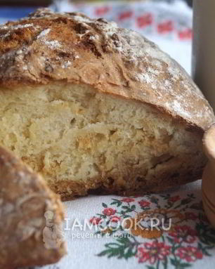 Хлеб на кефире без дрожжей