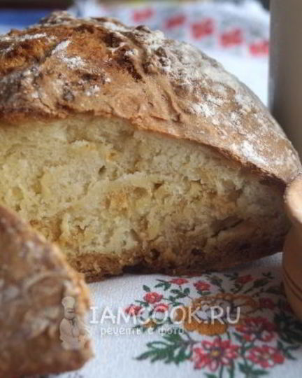 Рецепт хлеба на кефире без дрожжей