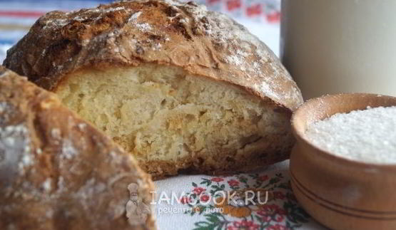 хлеб на кефире без дрожжей