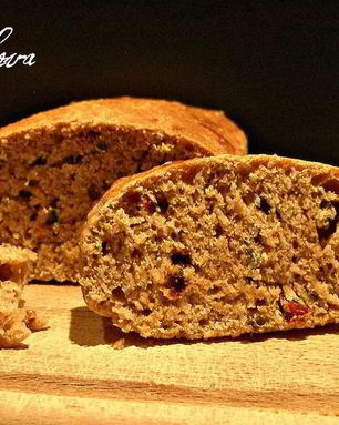 Хлеб с болгарскими перцами