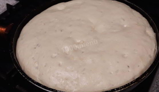 хлеб в сковородке