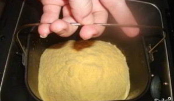 кукурузный хлеб в хлебопечке