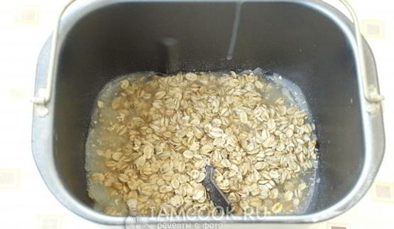 овсяный хлеб на смальце в хлебопечке