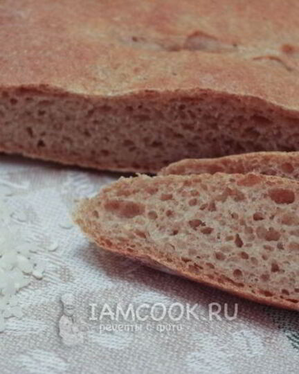 Рецепт ржаного хлеба на рисовом отваре