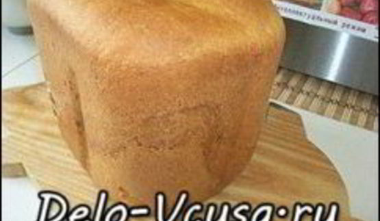 ультрабыстрый белый хлеб в хлебопечке