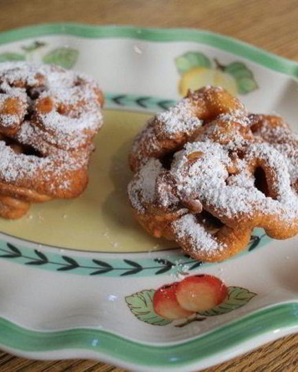 Рецепт хвороста-гнезд