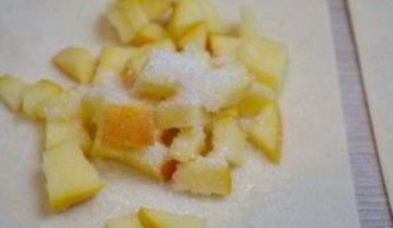 конвертики из слоеного бездрожжевого теста