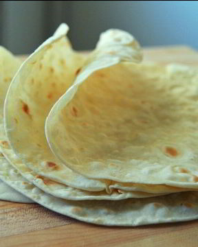 Армянский лаваш на сковороде