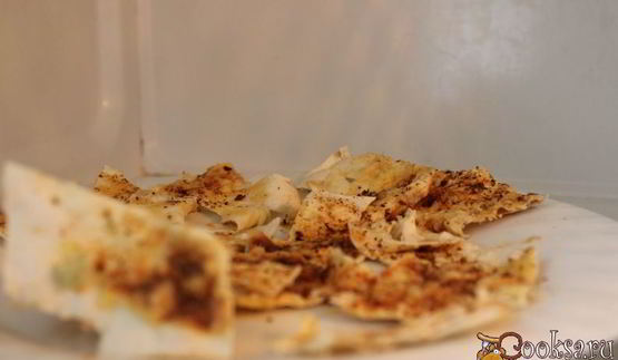 чипсы из лаваша со сметаной и сыром