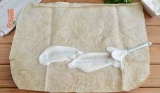 фарш в лаваше по-провански