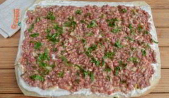 фарш в лаваше по-провански