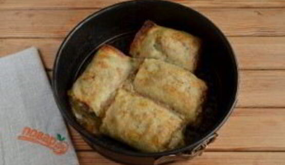 фарш в лаваше по-провански