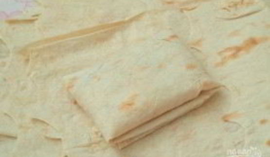 горячий лаваш с сыром