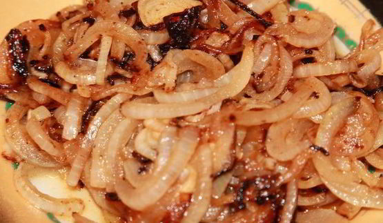 гречка с куриной печенью в лаваше