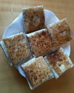 Хрустящие конвертики из армянского лаваша на завтрак