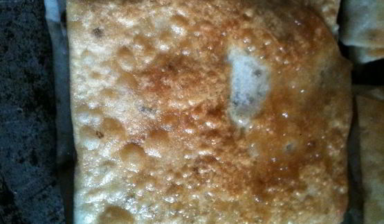 хрустящие конвертики из армянского лаваша на завтрак